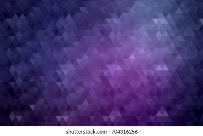 Dark Purple, Pink vector low poly template. Brand-new colored illustration in blurry style with gradient. The elegant pattern can be used as part of a brand book.