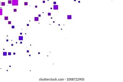 Dark Purple, Pink vector modern geometrical background. Abstract template. Geometric pattern in square style with gradient.