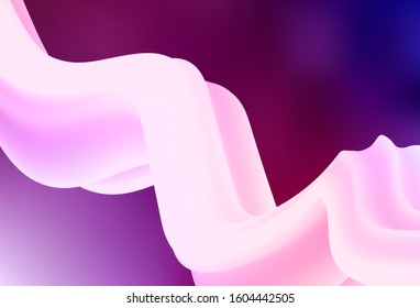 Dark Purple, Pink vector modern elegant background. Modern abstract illustration with gradient. New way of your design.