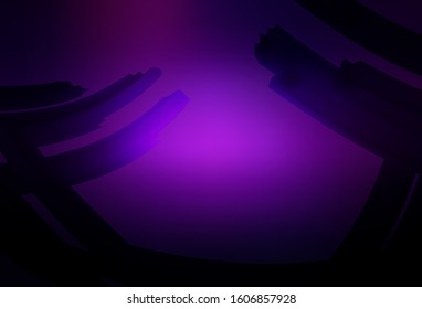 Dark Purple, Pink vector modern elegant layout. Colorful illustration in abstract style with gradient. New style design for your brand book.