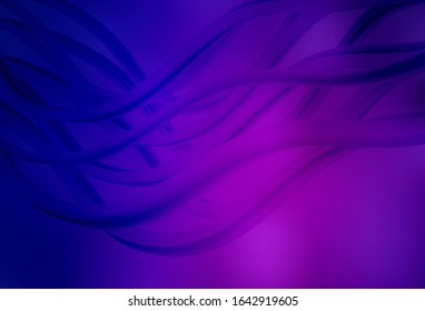Dark Purple, Pink vector modern elegant backdrop. Modern abstract illustration with gradient. Smart design for your work.