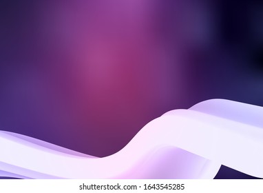Dark Purple, Pink vector modern elegant background. Modern abstract illustration with gradient. New way of your design.