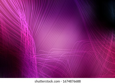 Dark Purple, Pink vector modern elegant background. Abstract colorful illustration with gradient. New design for your business.