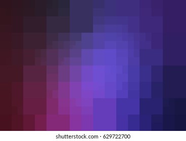 Dark Purple, Pink vector modern geometrical abstract background. Texture template. Geometric pattern in Origami style with gradient. 