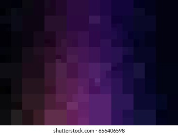 Dark Purple, Pink vector modern geometrical abstract background. Texture template. Geometric pattern in Origami style with gradient. 