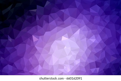 Dark Purple, Pink vector modern geometrical abstract background. Texture, new background. Geometric background in Origami style with gradient. 