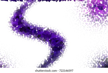 Dark Purple, Pink vector modern geometrical background. Abstract template. Geometric pattern in square style with gradient.