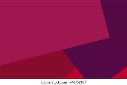 Dark Purple, Pink vector modern geometrical background. Abstract template. Geometric pattern in square style with gradient.