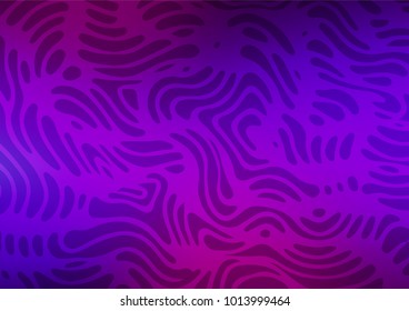 Dark Purple, Pink vector natural elegant pattern. A completely new color illustration in doodle style. The textured pattern can be used for website.