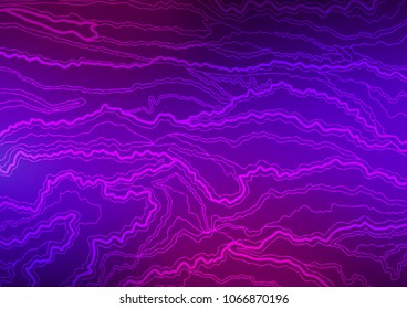Dark Purple, Pink vector natural elegant template. Modern geometrical abstract illustration with doodles. A completely new design for your business.