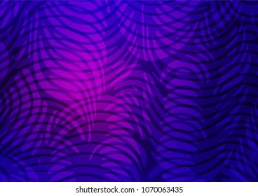 Dark Purple, Pink vector natural elegant texture. Decorative shining illustration with doodles on abstract template. The best blurred design for your business.