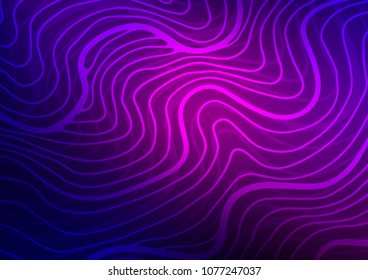 Dark Purple, Pink vector natural abstract background. Ethnic elegant natural pattern with gradient. The pattern can be used for heads of websites and designs.