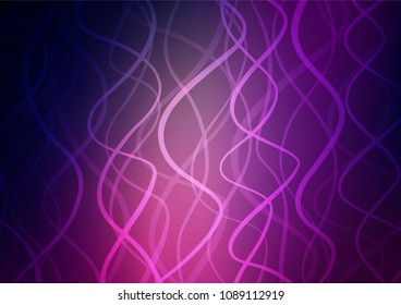 Dark Purple, Pink vector natural elegant texture. Modern geometrical abstract illustration with doodles. The template can be used as a background for cell phones.