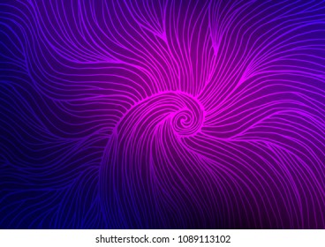 Dark Purple, Pink vector natural abstract texture. Blurred decorative design in Indian style with Zen tangles. The pattern can be used for heads of websites and designs.