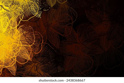 Dark Purple, Pink vector natural backdrop with flowers. Creative illustration in blurred style with flowers. Brand new design for your business.