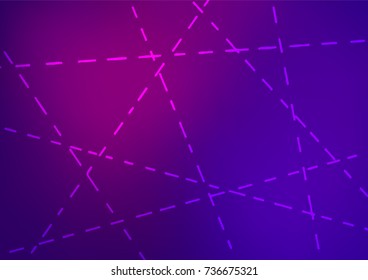 Dark Purple, Pink vector natural abstract template. Decorative shining illustration with doodles on abstract template. Hand painted design for web, leaflet, textile.