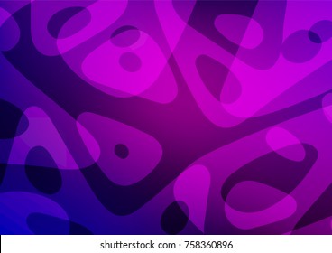 Dark Purple, Pink vector natural abstract texture. Blurred decorative design in Indian style with Zen tangles. The doodle design can be used for your web site.