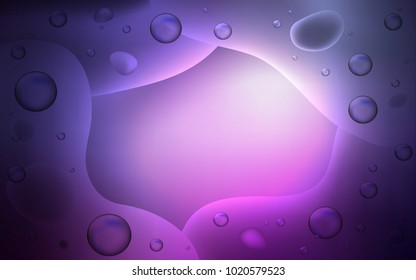 Dark Purple, Pink vector pattern with lava shapes. An elegant bright illustration with gradient. The elegant pattern for brand book.