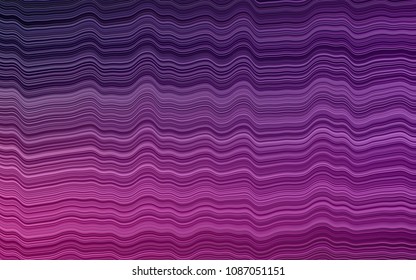 Dark Purple, Pink vector pattern with lamp shapes. Shining crooked illustration in marble style. Pattern for your business design.