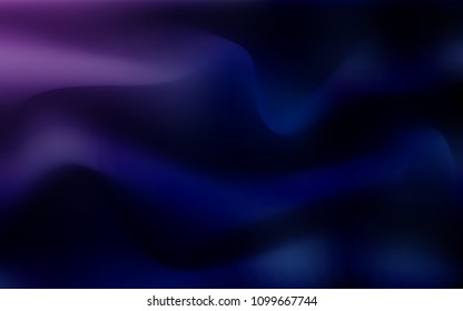 Dark Purple, Pink vector pattern with lamp shapes. Colorful abstract illustration with gradient lines. Textured wave pattern for backgrounds.