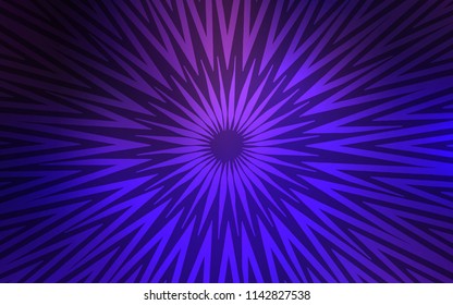 Dark Purple, Pink vector pattern with sharp lines. Shining colored illustration with sharp stripes. Smart design for your business advert.