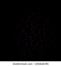 Dark Purple, Pink vector pattern with abstract stars. Blur decorative design in simple style with stars. Pattern for new year ad, booklets.