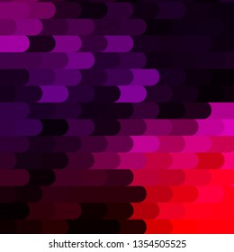 Dark Purple, Pink vector pattern with lines. Colorful gradient illustration with abstract flat lines. Pattern for booklets, leaflets.