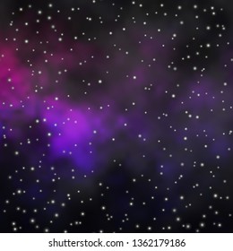 Dark Purple, Pink vector pattern with abstract stars. Colorful illustration in abstract style with gradient stars. Pattern for websites, landing pages.