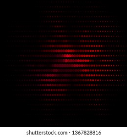 Dark Purple, Pink vector pattern with circles. Abstract decorative design in gradient style with bubbles. Pattern for booklets, leaflets.