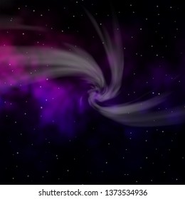 Dark Purple, Pink vector pattern with abstract stars. Colorful illustration with abstract gradient stars. Pattern for new year ad, booklets.