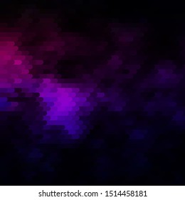 Dark Purple, Pink vector pattern with lines. Gradient illustration with straight lines in abstract style. Pattern for booklets, leaflets.