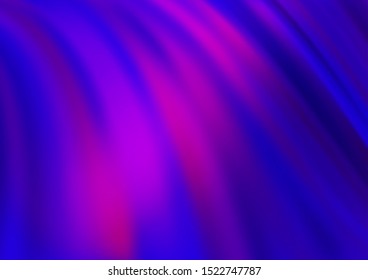 Dark Purple, Pink vector pattern with bubble shapes. Blurred geometric sample with gradient bubbles.  Marble design for your web site.