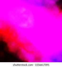 Dark Purple, Pink vector pattern with spheres. Abstract illustration with colorful spots in nature style. Pattern for websites.