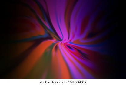 Dark Purple, Pink vector pattern with wry lines. An elegant bright illustration with gradient. New composition for your brand book.