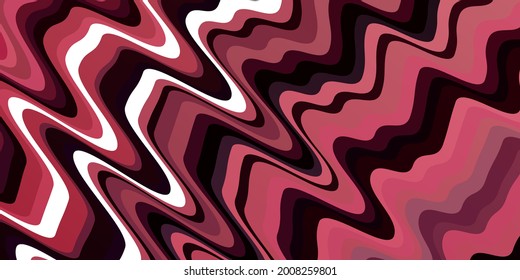 Dark Purple, Pink vector pattern with lines. Colorful illustration in circular style with lines. Pattern for websites, landing pages.