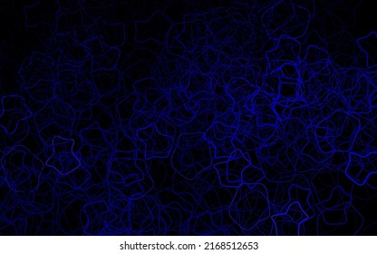 Dark Purple, Pink vector pattern with random forms. Colorful chaotic forms with gradient in modern style. Modern design for your business card.
