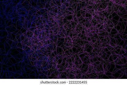 Dunkelviolett, rosafarbene Vektorgrafik mit zufälligen Formen. Illustration mit bunten Farbverlauf-Formen im abstrakten Stil. Hintergrund für ein Handy.