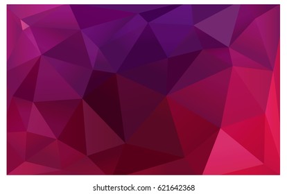 Dark Purple, Pink vector Pattern.  triangular template. Geometric sample. Repeating routine with triangle shapes. New texture for your design. Pattern can be used for background.