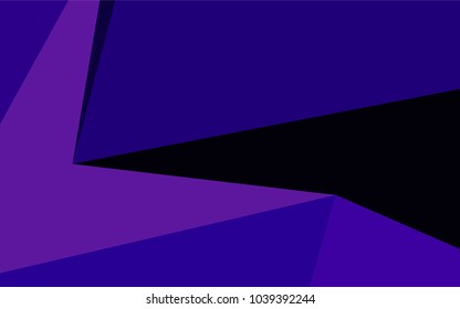 Dark Purple, Pink vector polygon abstract pattern. Shining illustration, which consist of triangles. A completely new design for your business.