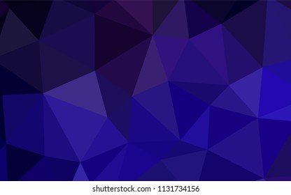 Dark Purple, Pink vector polygon abstract layout. A sample with polygonal shapes. Polygonal design for your web site.
