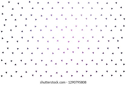 Dark Purple, Pink vector  polygon abstract background. Shining colorful illustration with triangles. Best triangular design for your business.