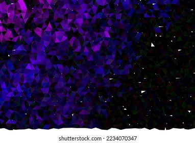 Púrpura Oscuro, Pink vectorial polygon fondo abstracto. Muestra con formas poligonales. Diseño poligonal para su sitio web.