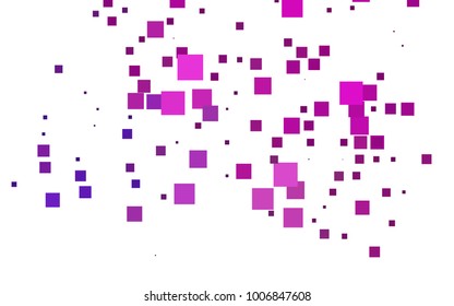 Dark Purple, Pink vector polygonal illustration, which consist of rectangles. Rectangular pattern for your business design. Geometric background in Origami style with gradient. 