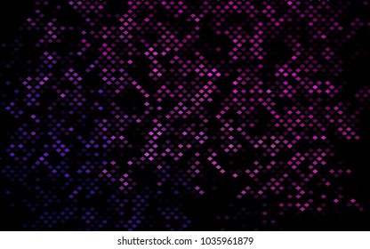 Dark Purple, Pink vector polygonal illustration, which consist of rectangles. Rectangular pattern for your business design. Geometric background in Origami style with gradient. 