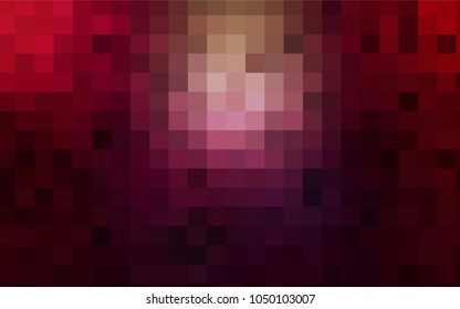 Dark Purple, Pink vector polygonal illustration, which consist of rectangles. Rectangular pattern for your business design. Geometric background in Origami style with gradient. 