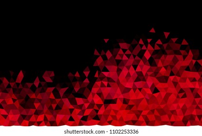 Dark Purple, Pink vector polygonal pattern. Glitter abstract illustration with an elegant design. A completely new design for your business.