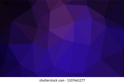 Dark Purple, Pink vector polygonal pattern. Colorful illustration in abstract style with gradient. The polygonal design can be used for your web site.