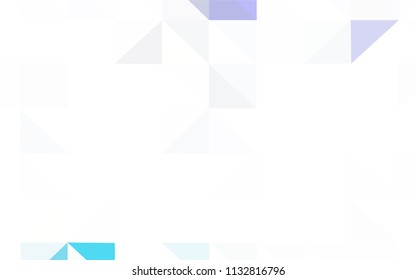 Dark Purple, Pink vector polygonal template. Colorful illustration in polygonal style with gradient. A completely new design for your leaflet.