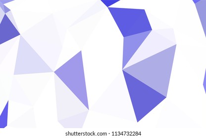 Dark Purple, Pink vector polygonal pattern. Polygonal abstract illustration with gradient. Brand new design for your business.