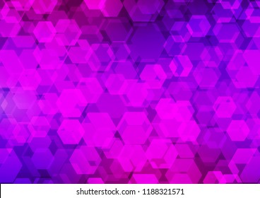 Dark Purple, Pink vector polygonal background. Colorful illustration in abstract style with gradient. The template can be used as a background for cell phones.